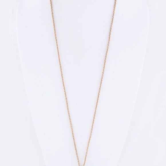 JUST IN Metal Cactus Pendant Necklace Set - Picture 4 of 4